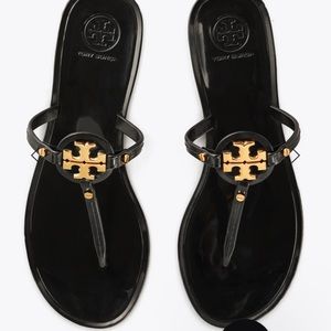 Tory Burch Mini Miller Jelly Sandals Flip Flops Worn Once